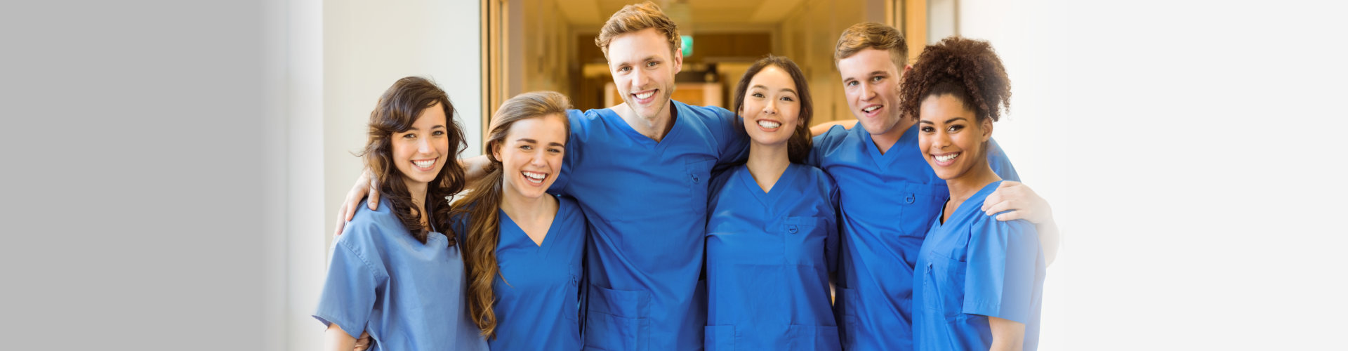 a group of people all smiling